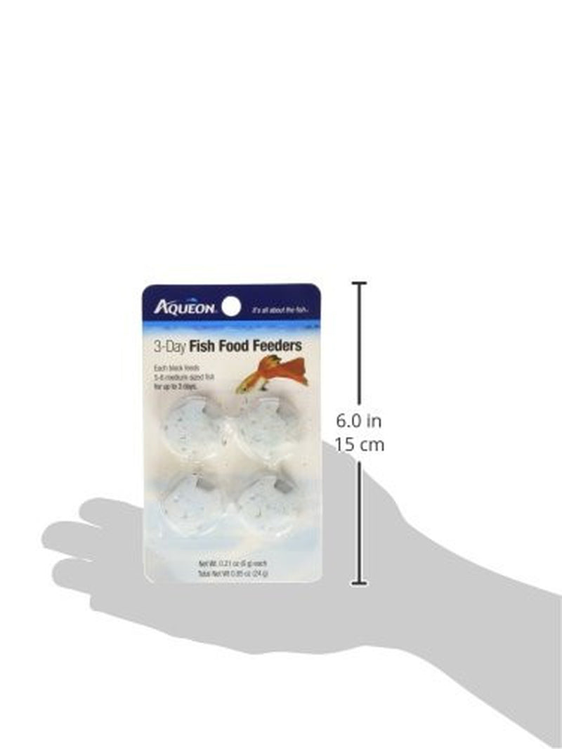 Aqueon Vacation Fish Food Feeder 0.85 Ounce 3 Day Block for Medium Fish