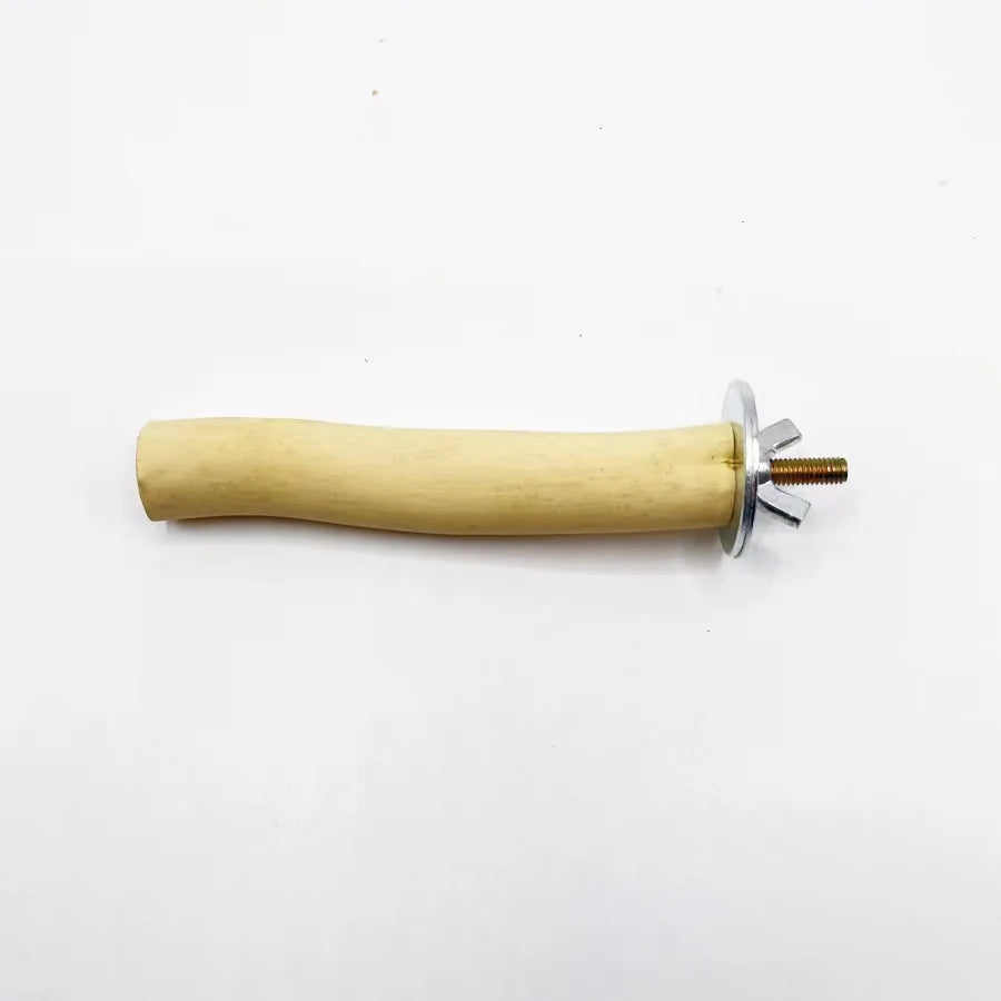 1Pc Natural Wood Bird Perch Parrot Stand Branches Fork Toys,Pet Bird Cage Wooden Hanging Perch Platform Hammock Swing Toy for Small