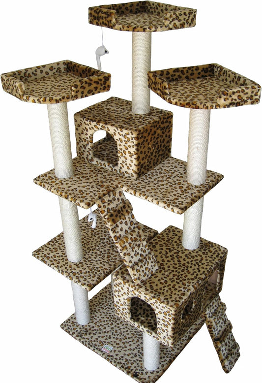 Cat Tree Leopard Print